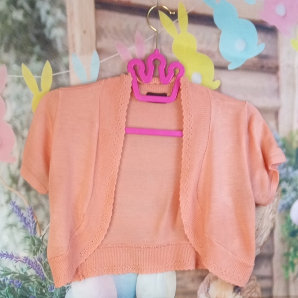 👕 Rue21 Peach Knit Bolero Shrug